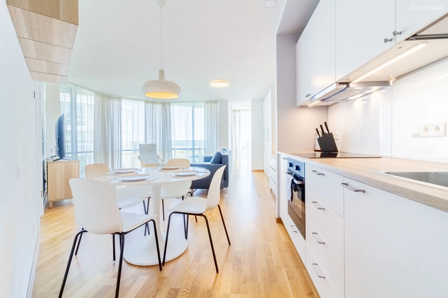 Квартира с видом на море в швянтойи