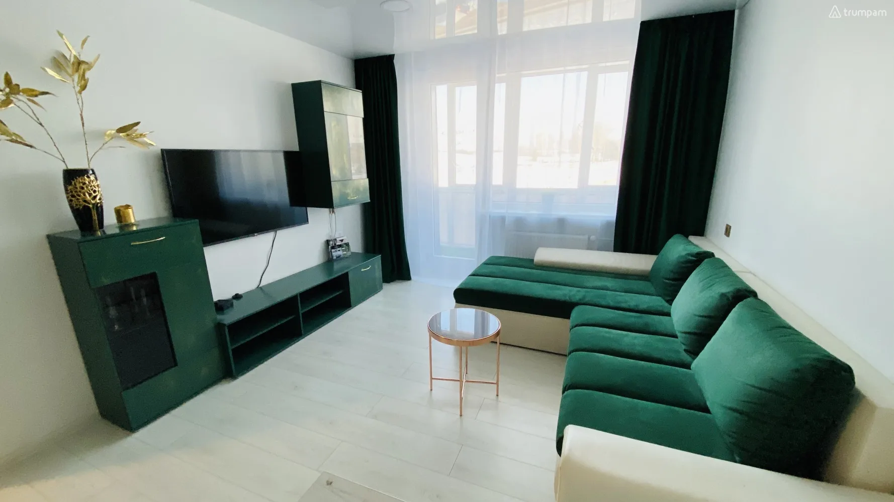 Nakvynė Anykščiuose-Green & white apartamentai