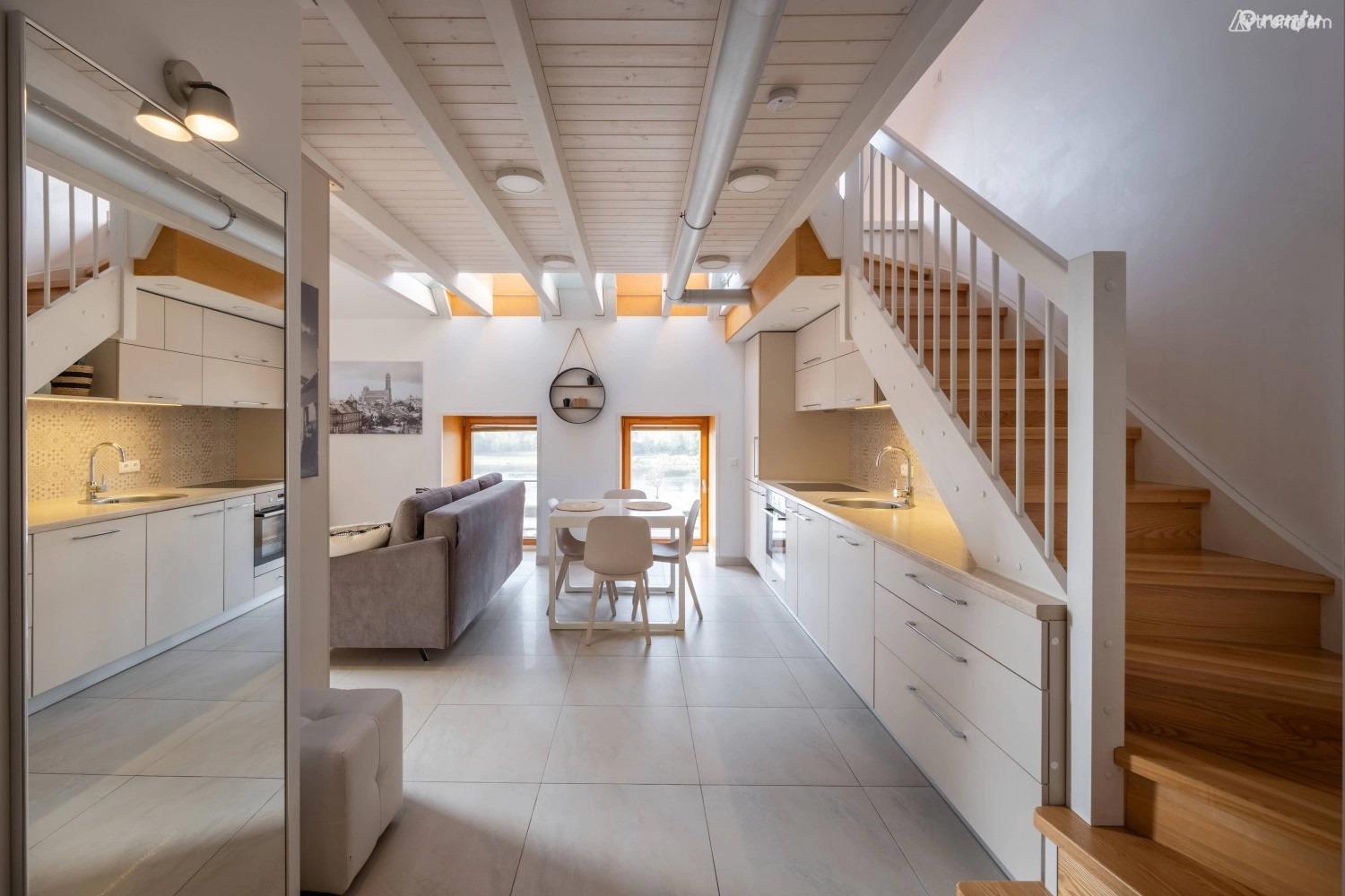 Scandinavian style apartment in the town center