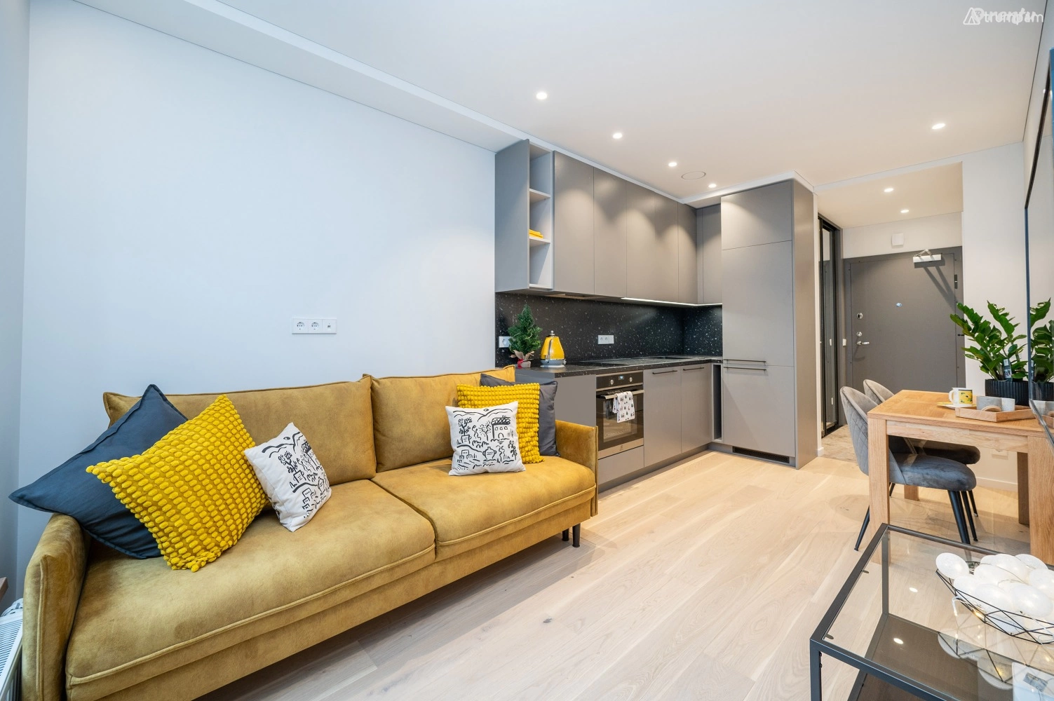 Bright apartment in Scandinavian style