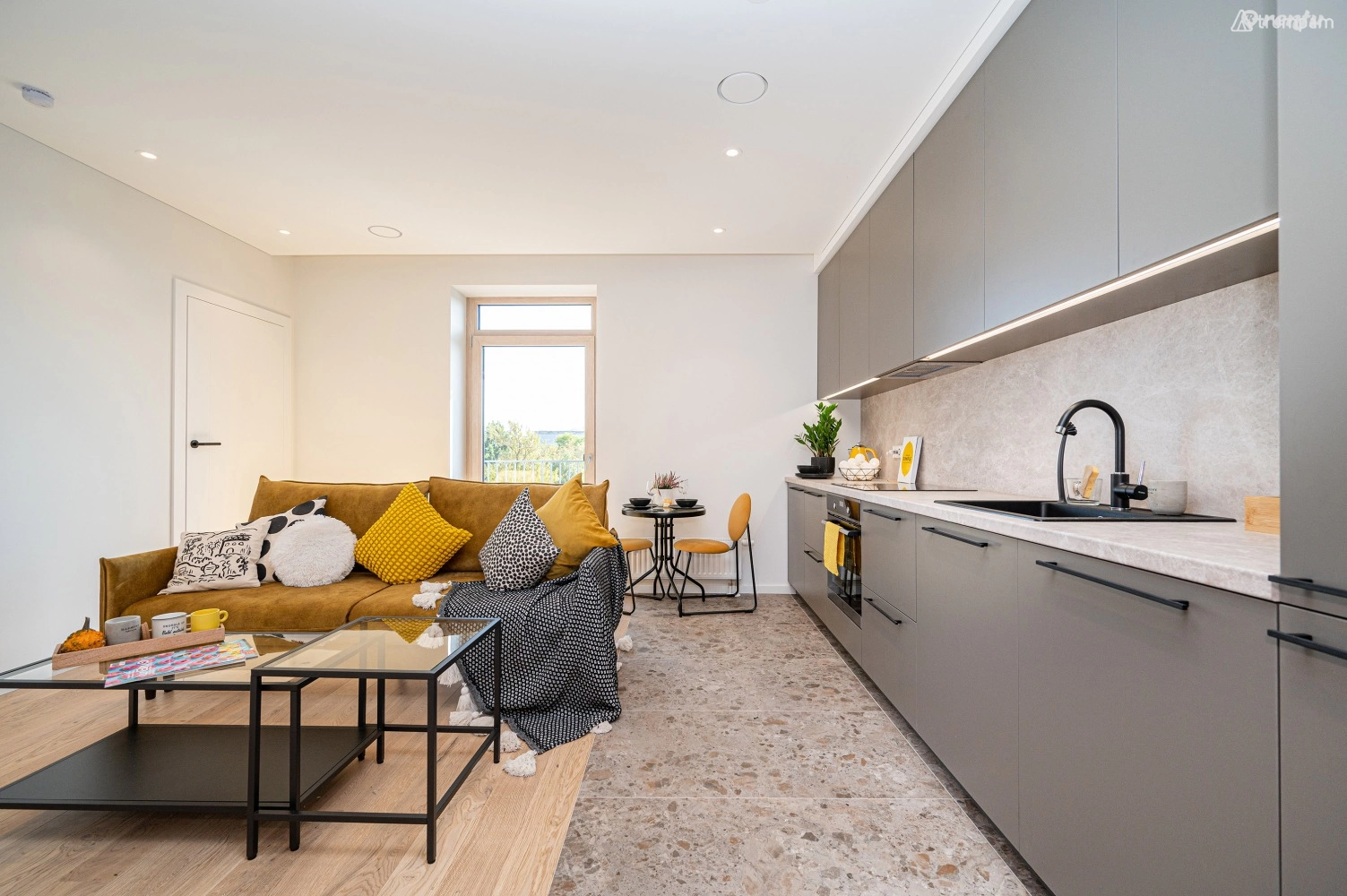 Three-room apartment in Ozo Parkas