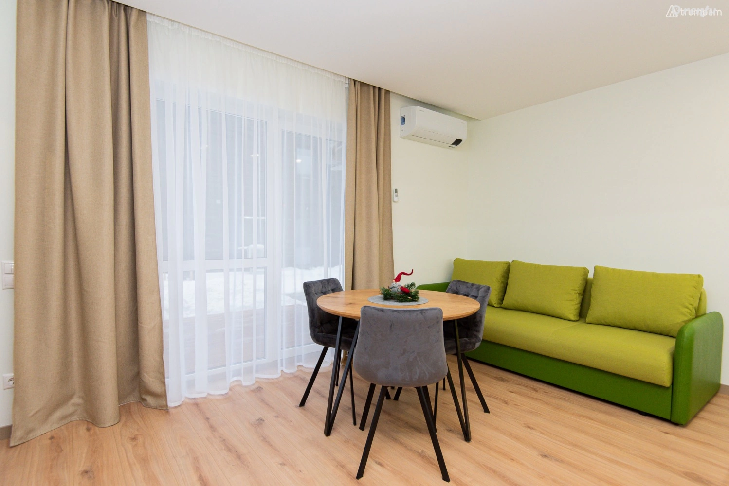 Квартира посуточно с террасой в Паланге