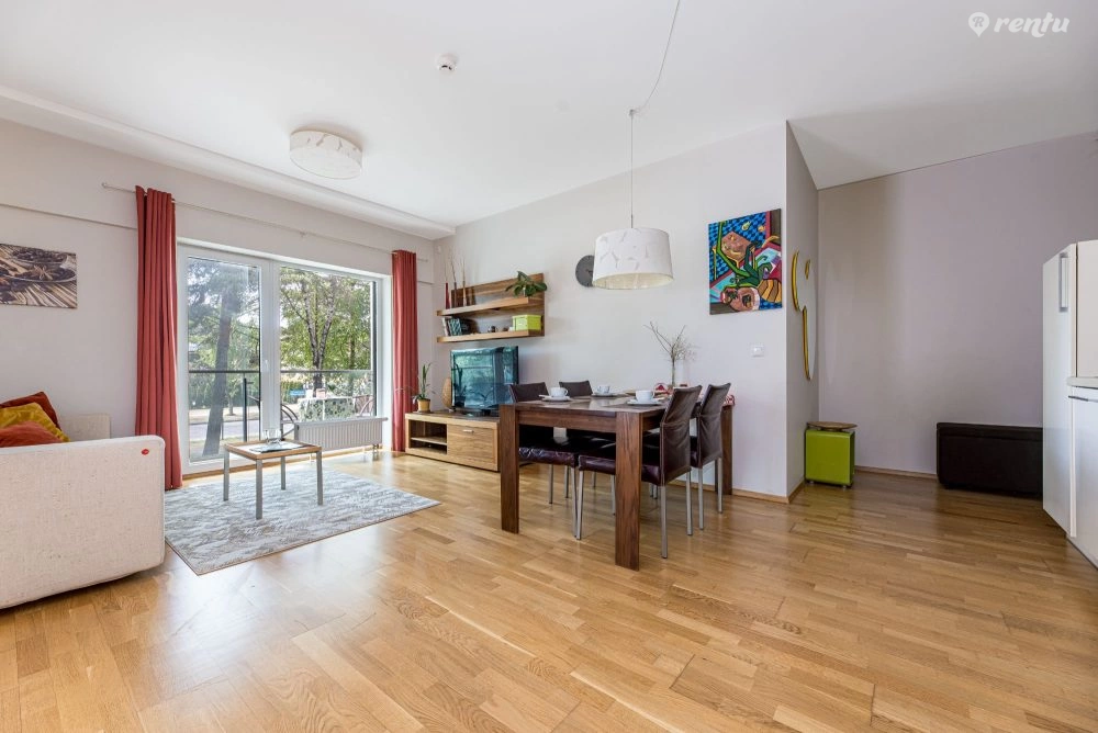 2-room apartment No. 24 with a balcony, 500 m from the sea