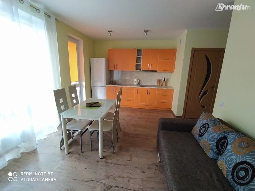 Cozy apartment with balcony in Palanga