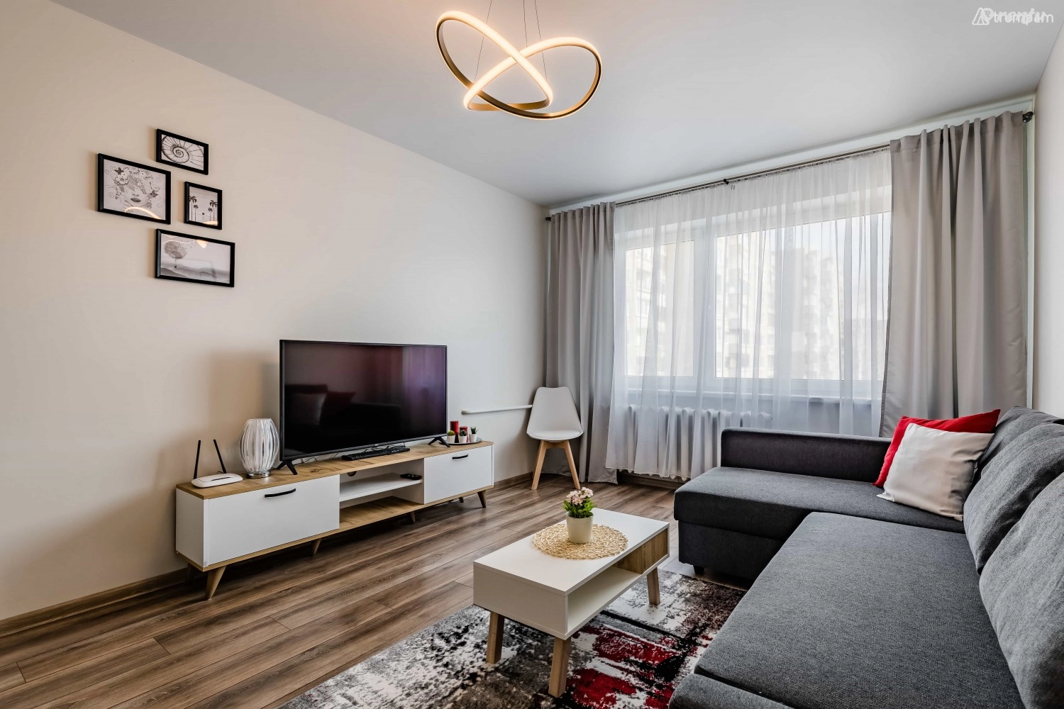 Однокомнатная квартира в скандинавском стиле