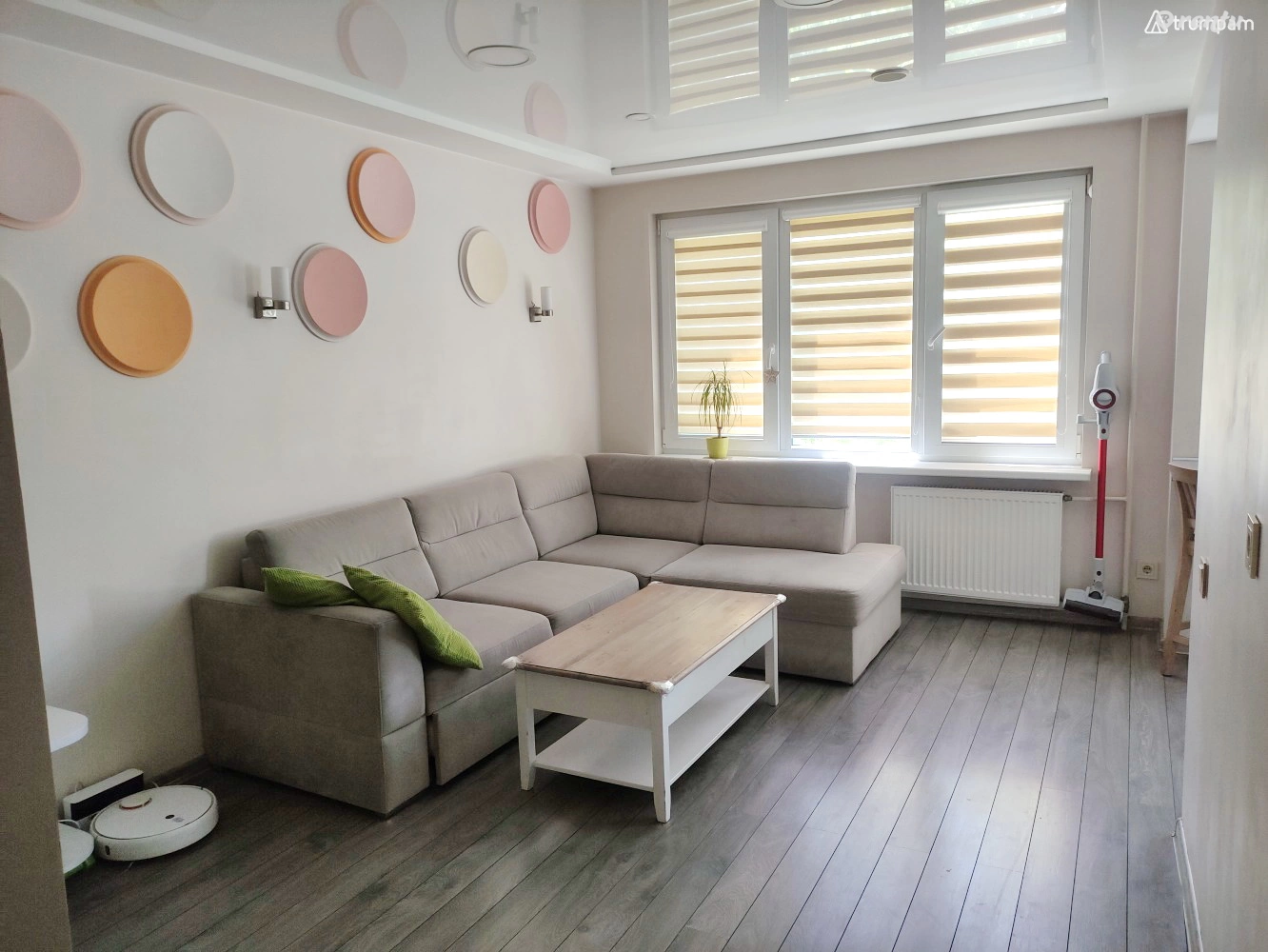 Трехкомнатная квартира посуточно