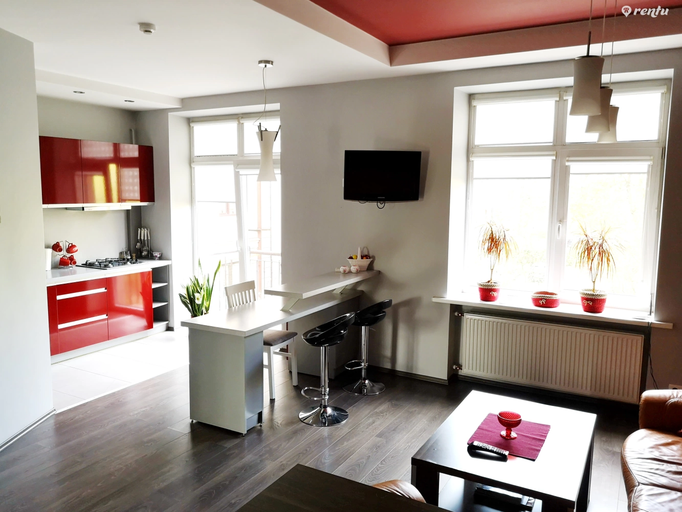 Modern studio apartment in center of Kaunas