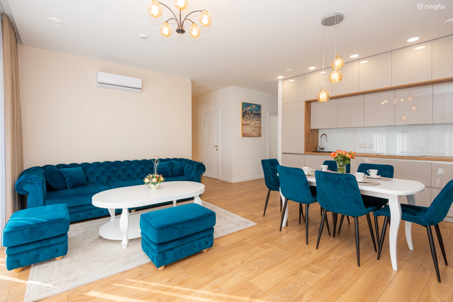 Квартира коттеджного типа с террасой в Кунигишкес