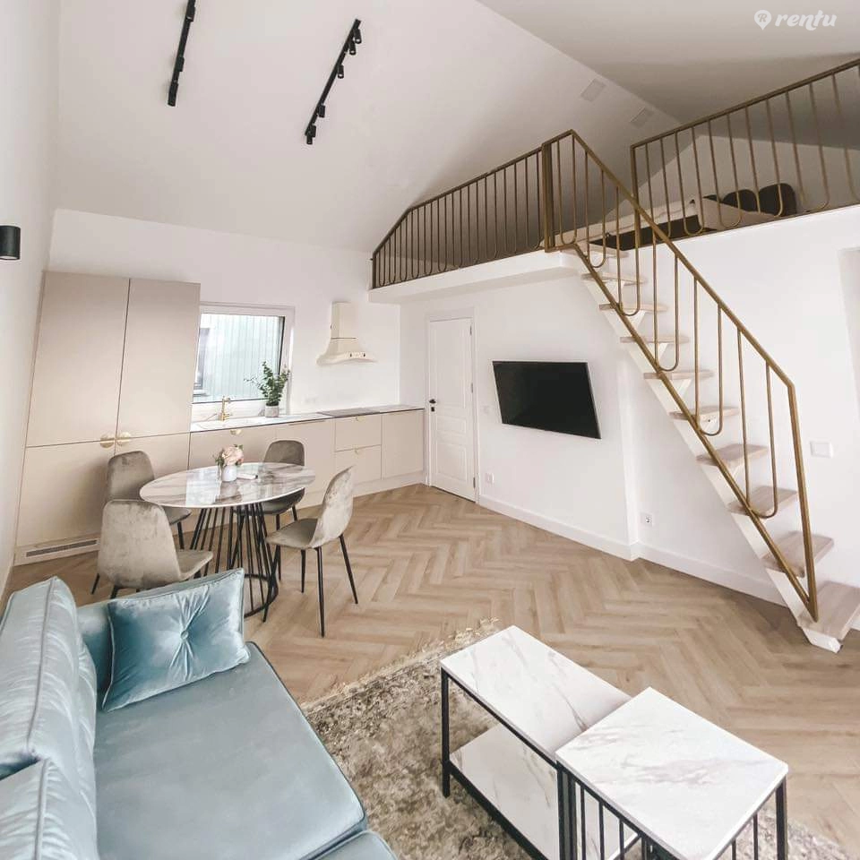 Genio апартаменты с уютным балконом в Кунигишкес