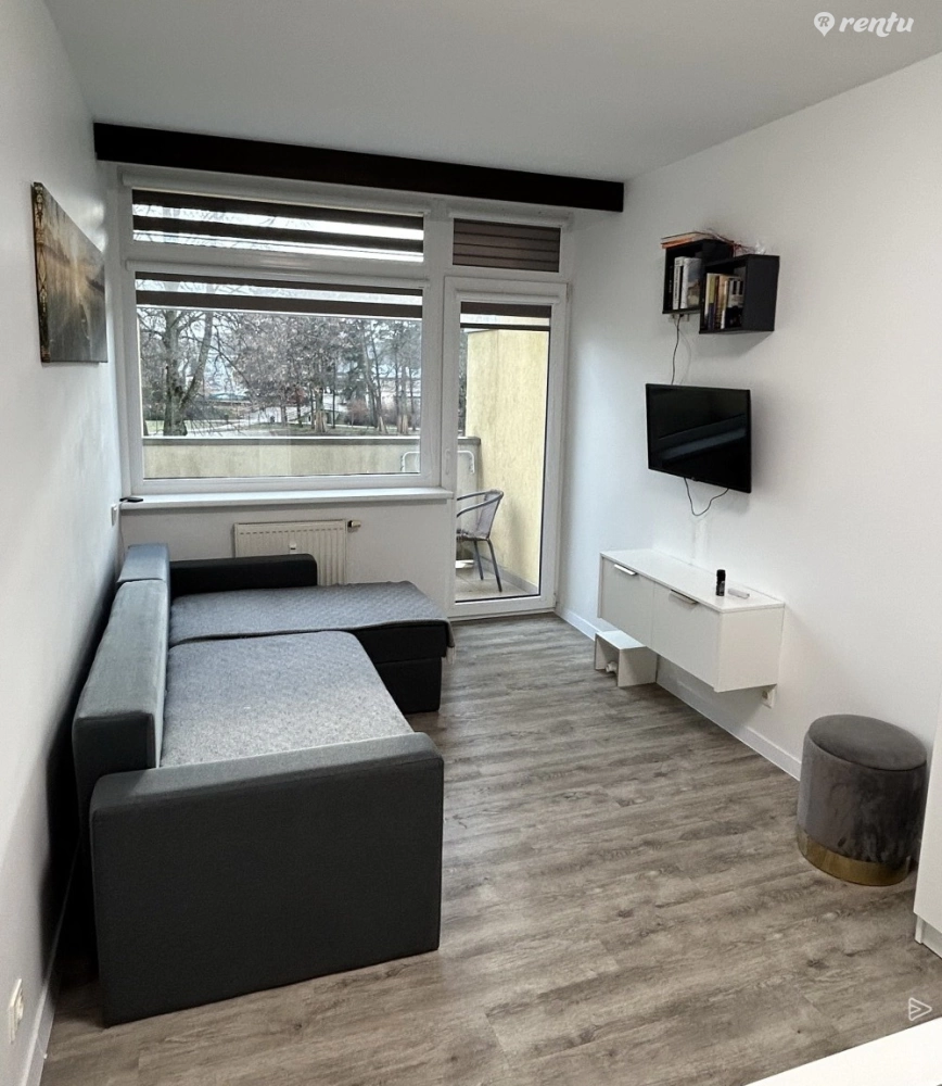 Studija su balkonu Palangos centre