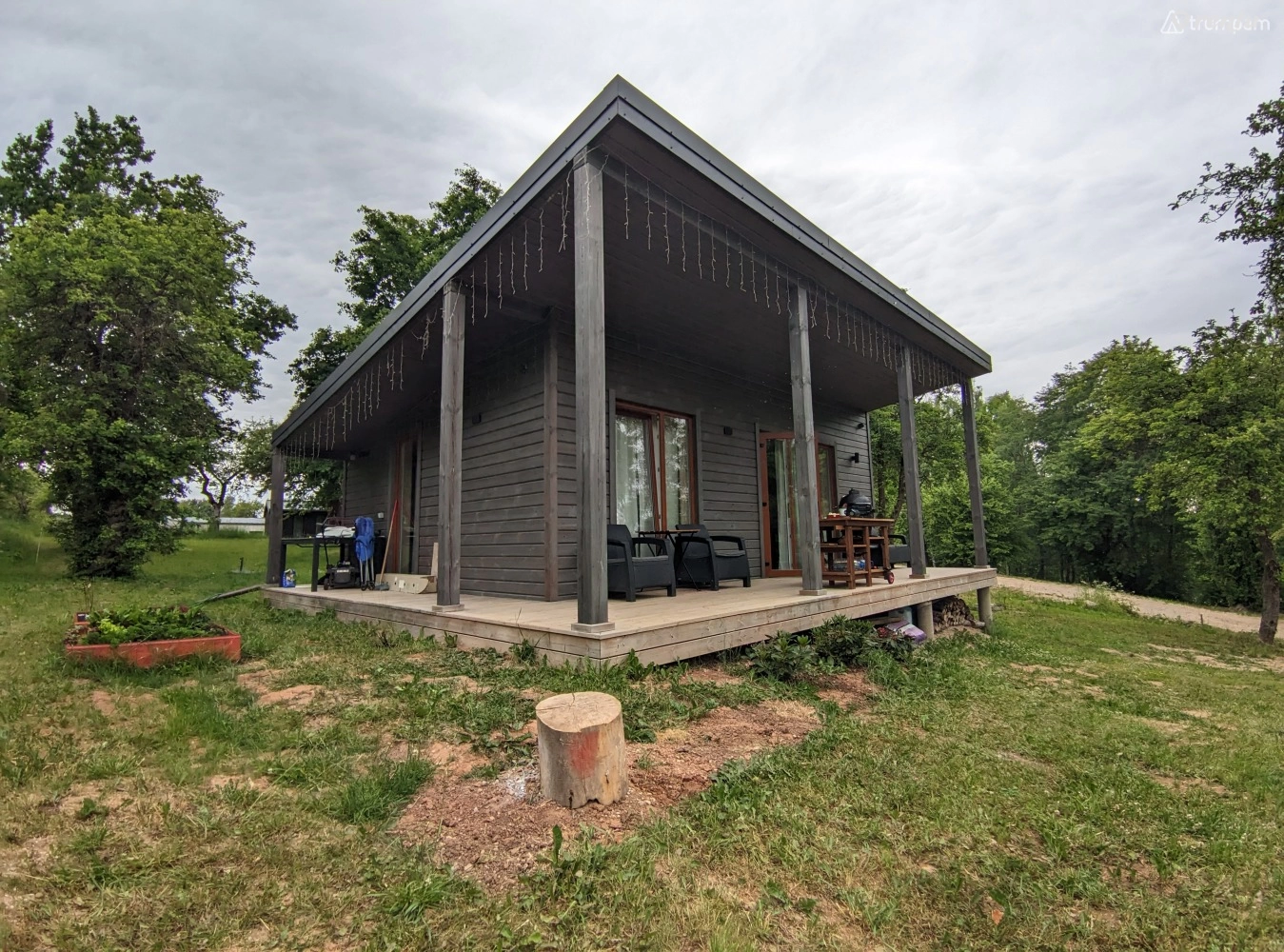 Mini house on the lake