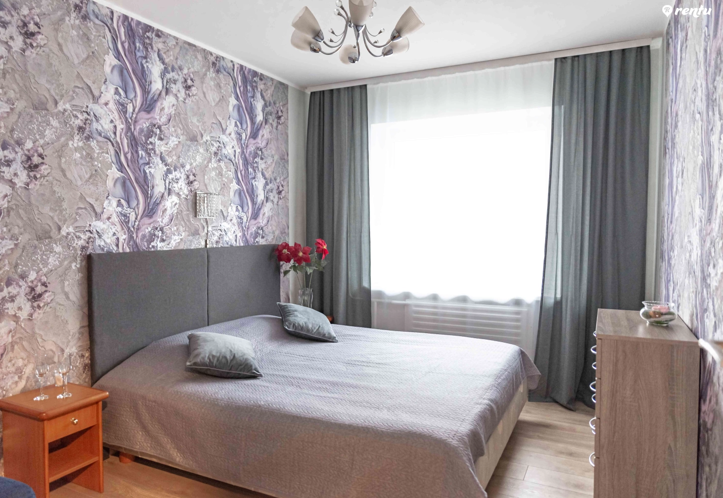 Jaukus 2 k. butas su didele vonia