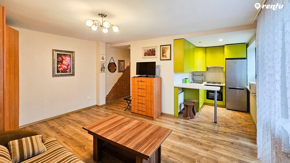 2 kambarių butas Šiaulių m. centre Green room