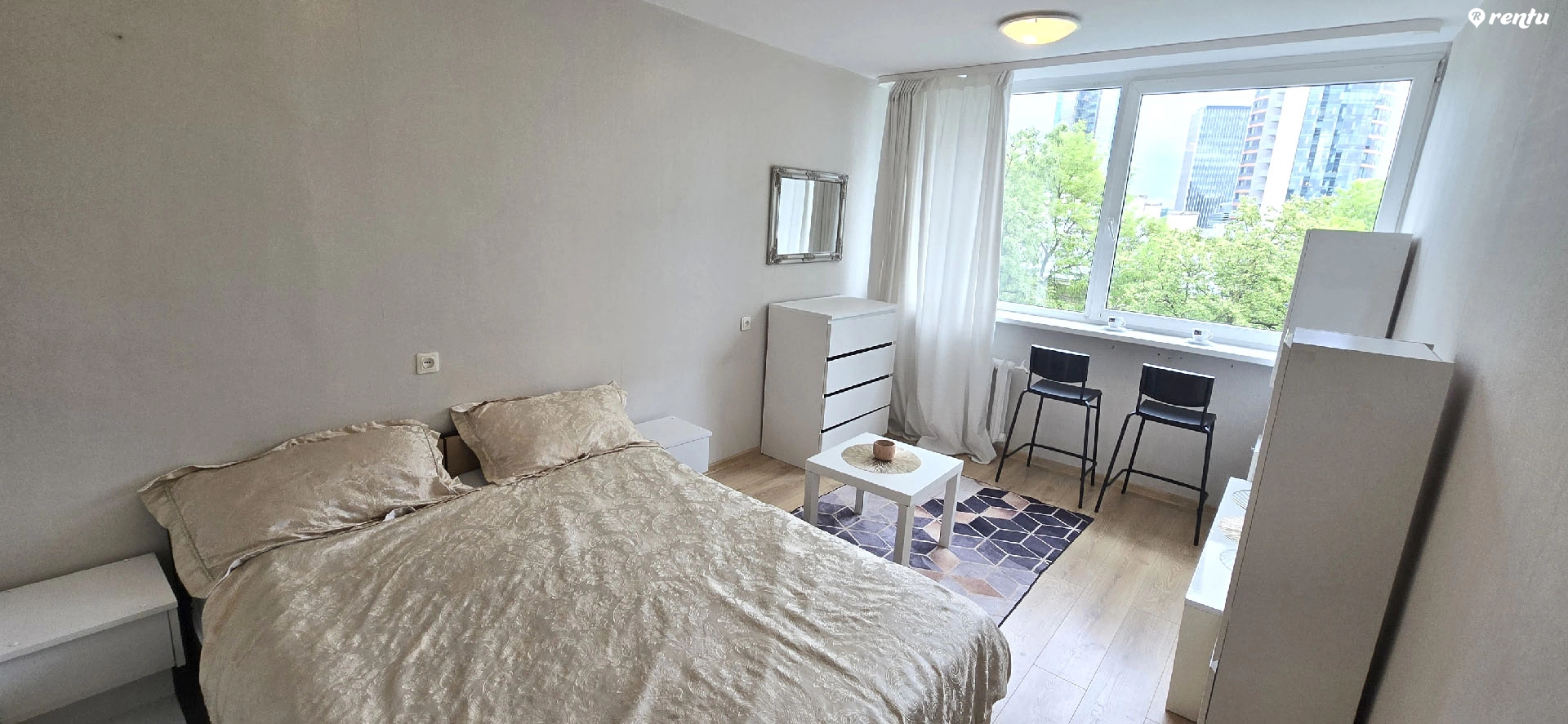 Studio buto nuoma šalia Konstitucijos prospekto