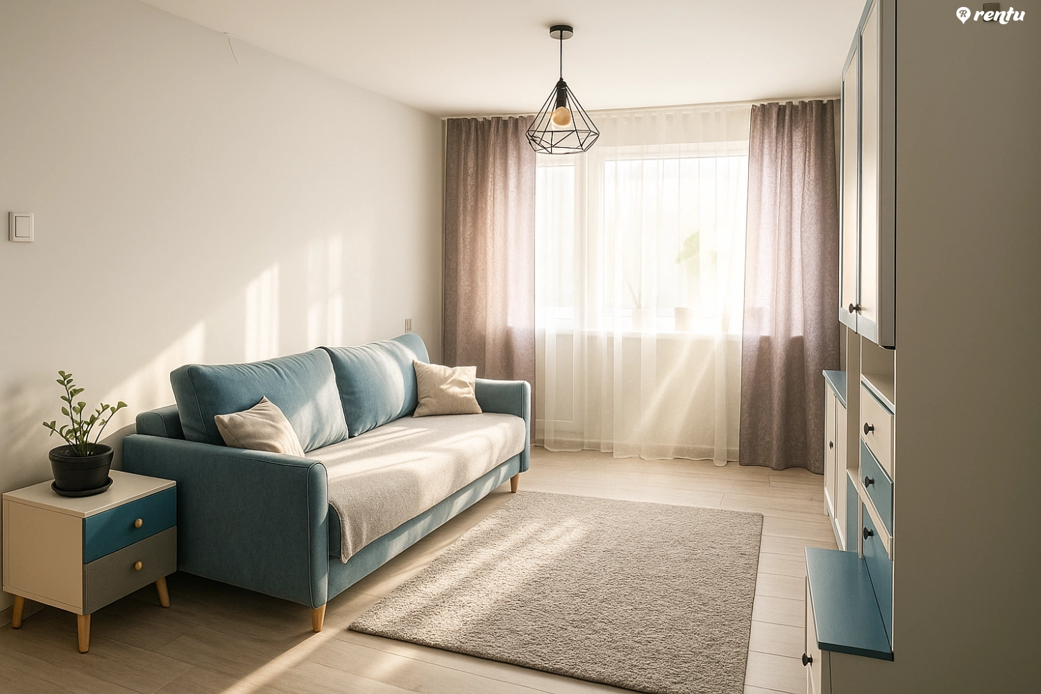 1 kambario butas netoli akropolio