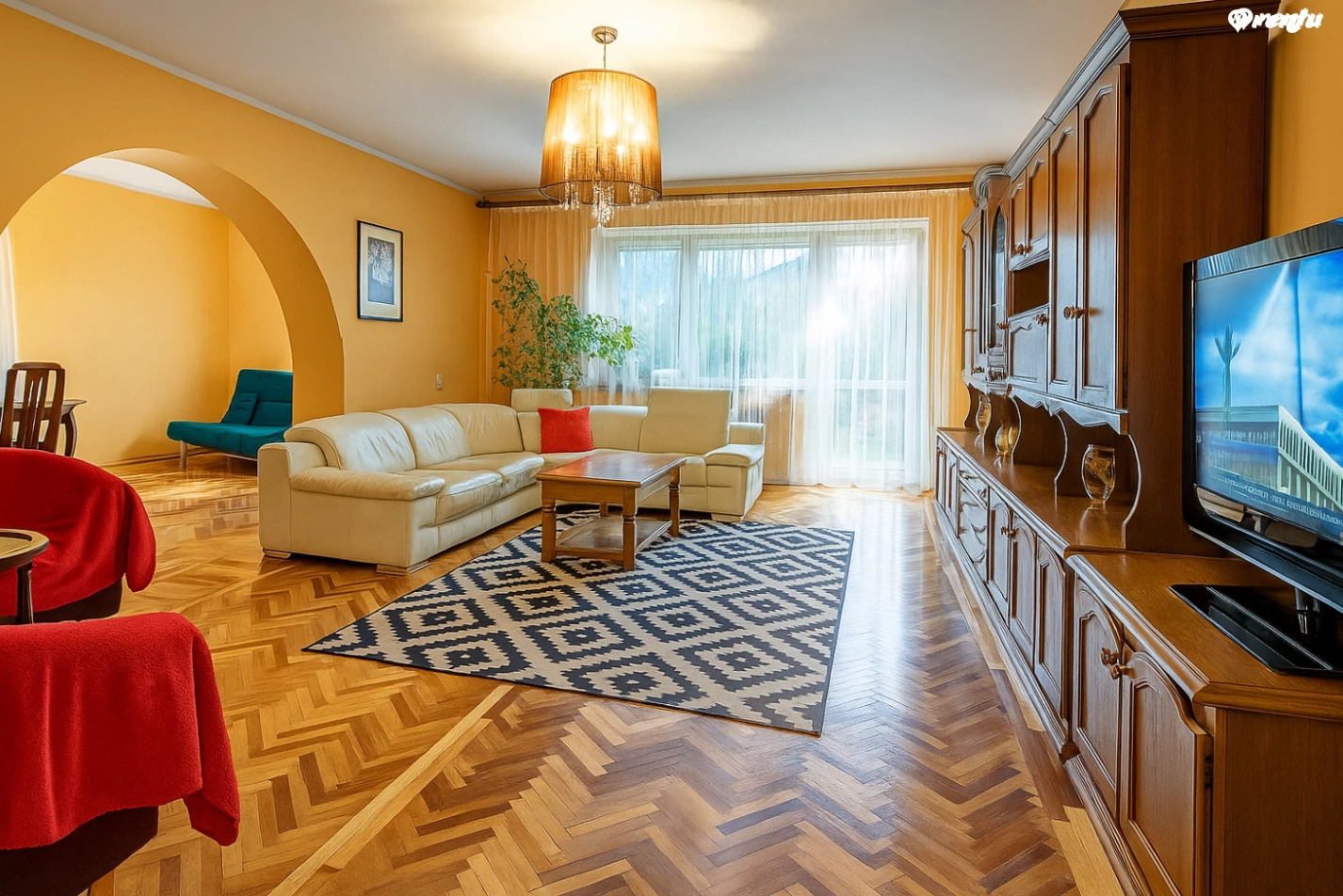 Квартира с баней возле зеленых озер