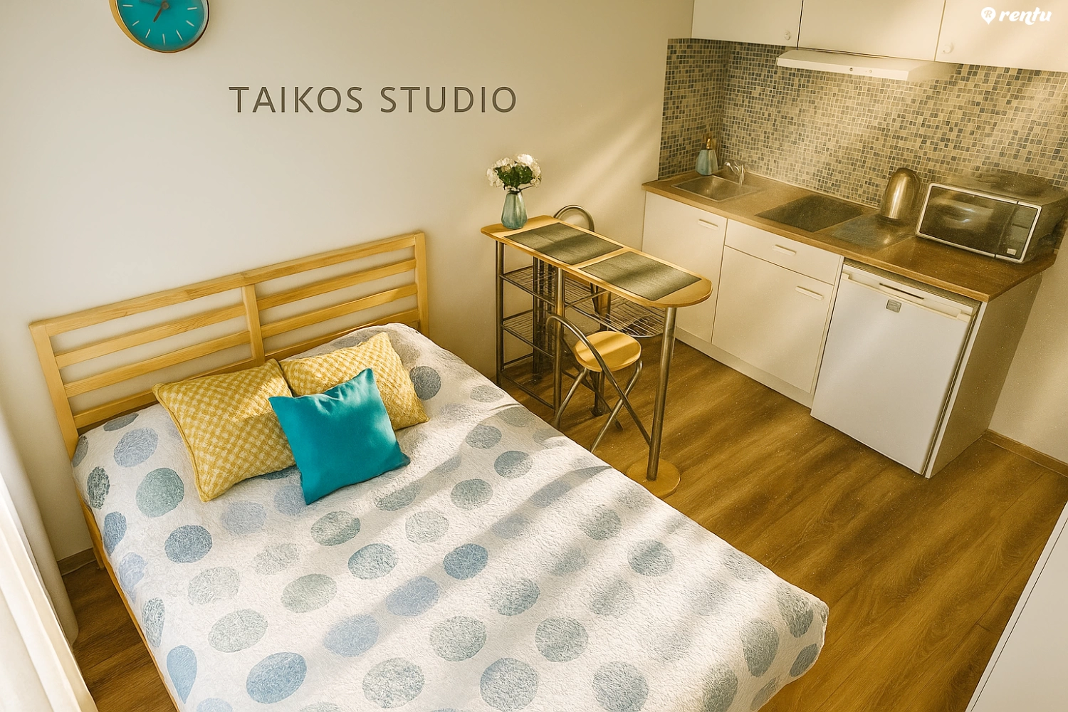 Уютная квартира-студия около ТЦ «Акрополис»