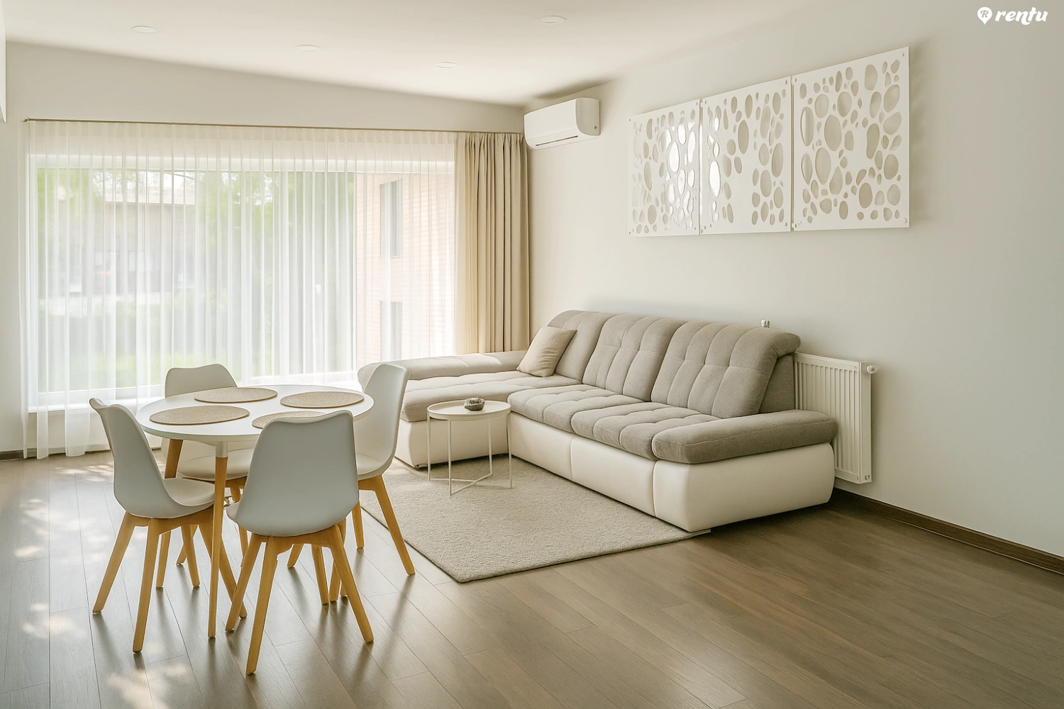 Well decorated studio apartment in Zaliakalnis