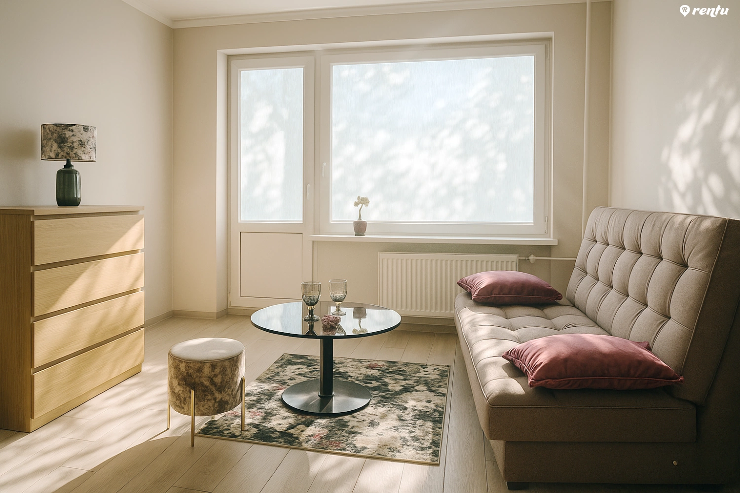 Kambarių nuoma Taikos pr.su bendru vonios kambariu