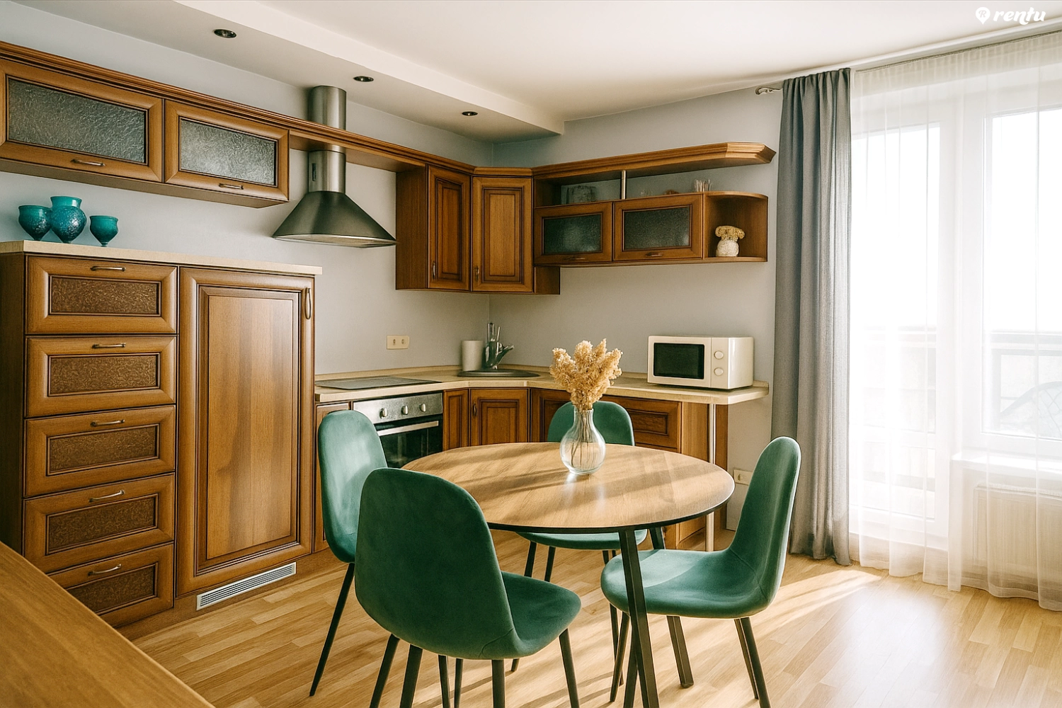 Two bedroom apartment near shopping center Akropolis