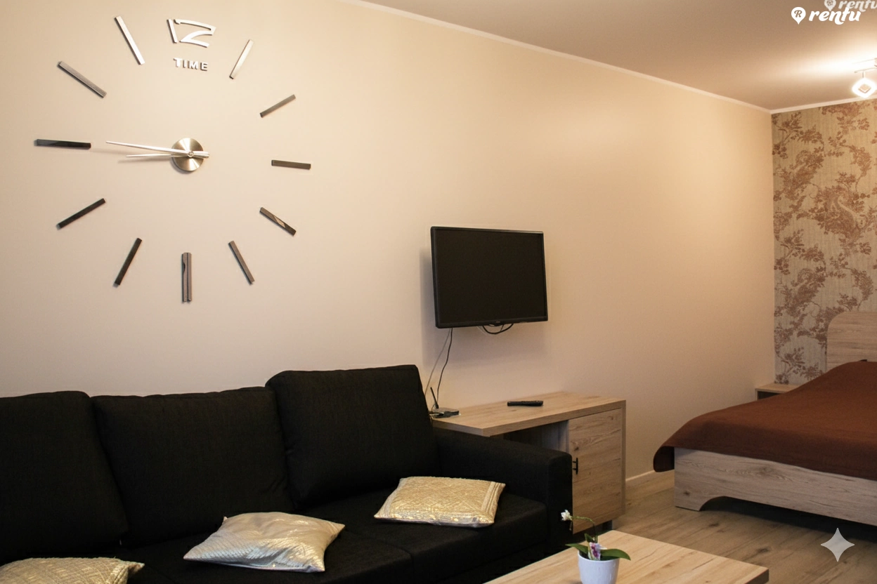 Уютная, светлая однокомнатная студия.