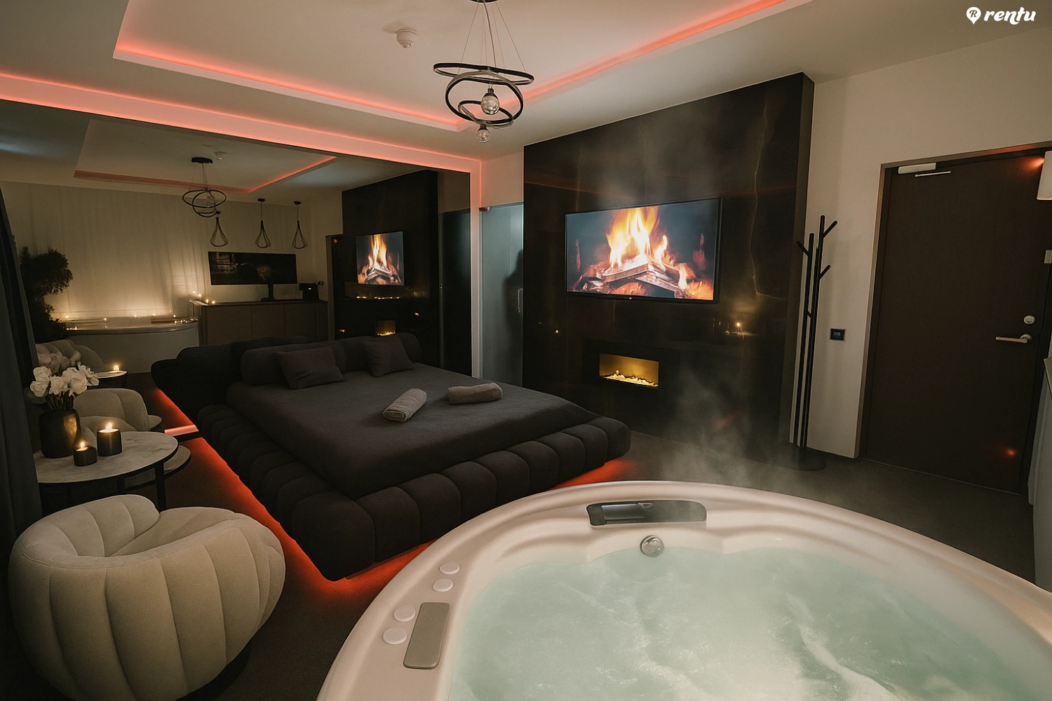 HOST 5 apartamentai su dżiakuzi centre