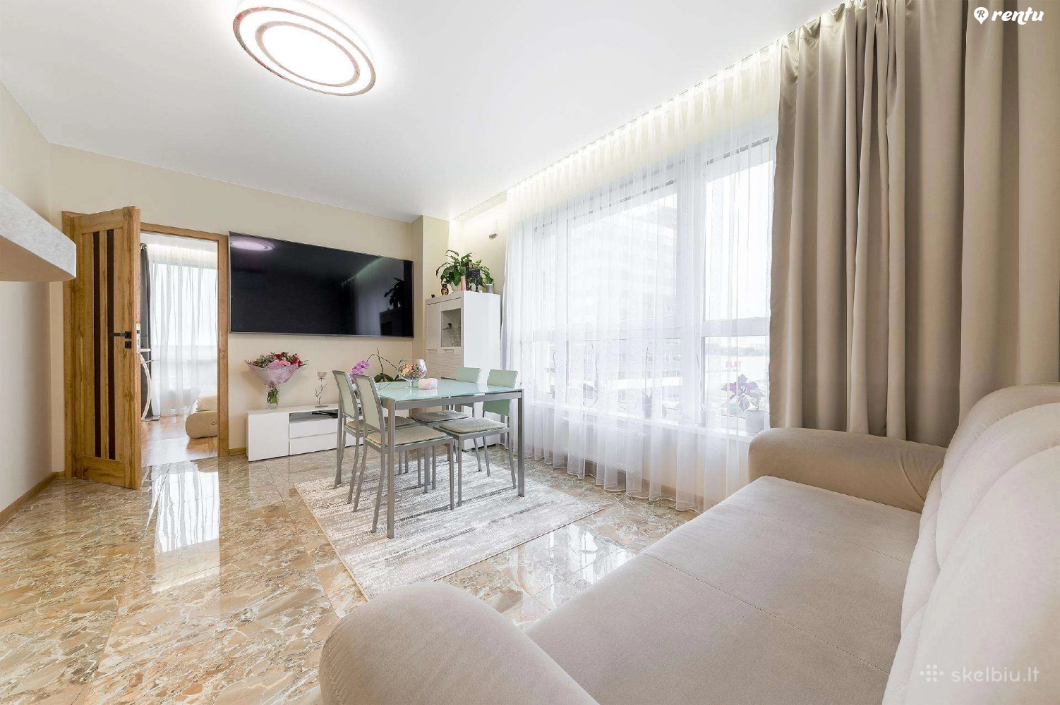 Отличная двухкомнатная квартира с балконом