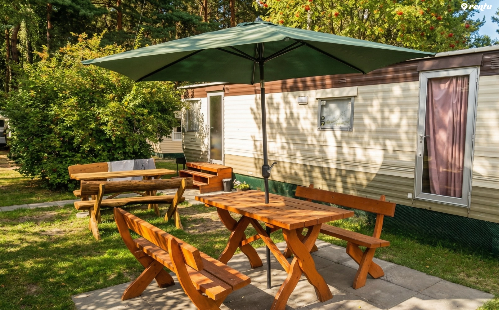 Английский дом ( караван ) у моря. 8 спальных мест