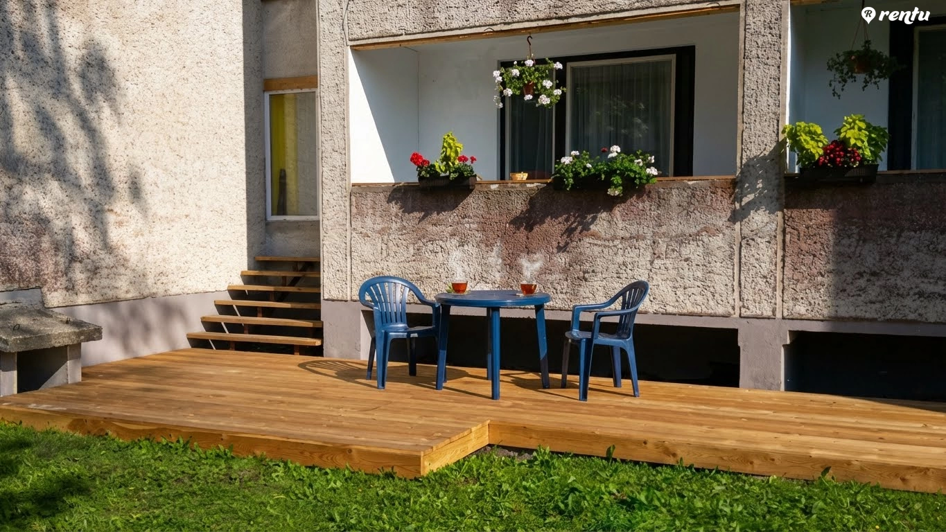 Studio apartments in Sventoji with balconies