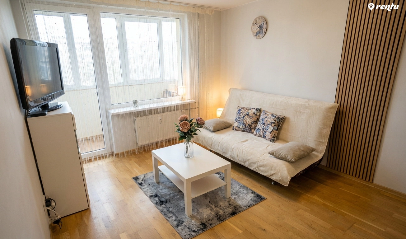 Студия для 1–2 гостей с балконом