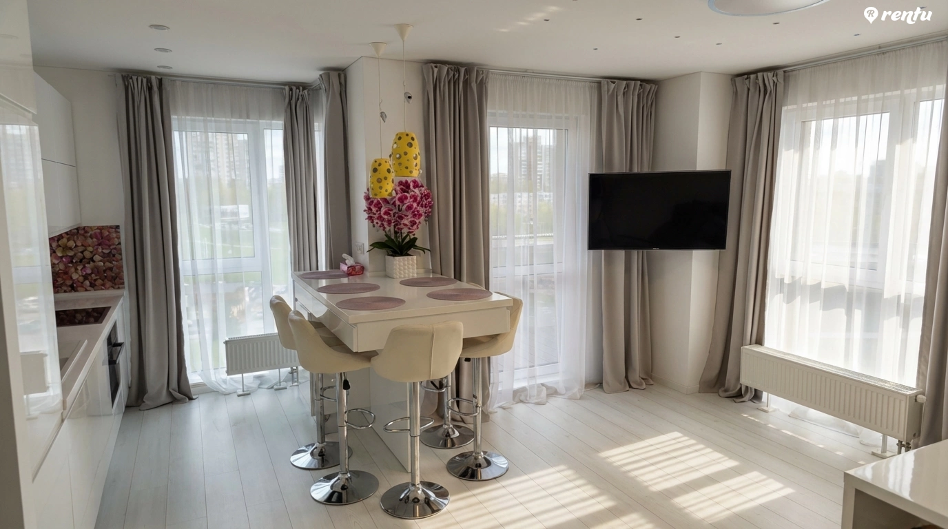 Двухкомнатная квартира с балконом