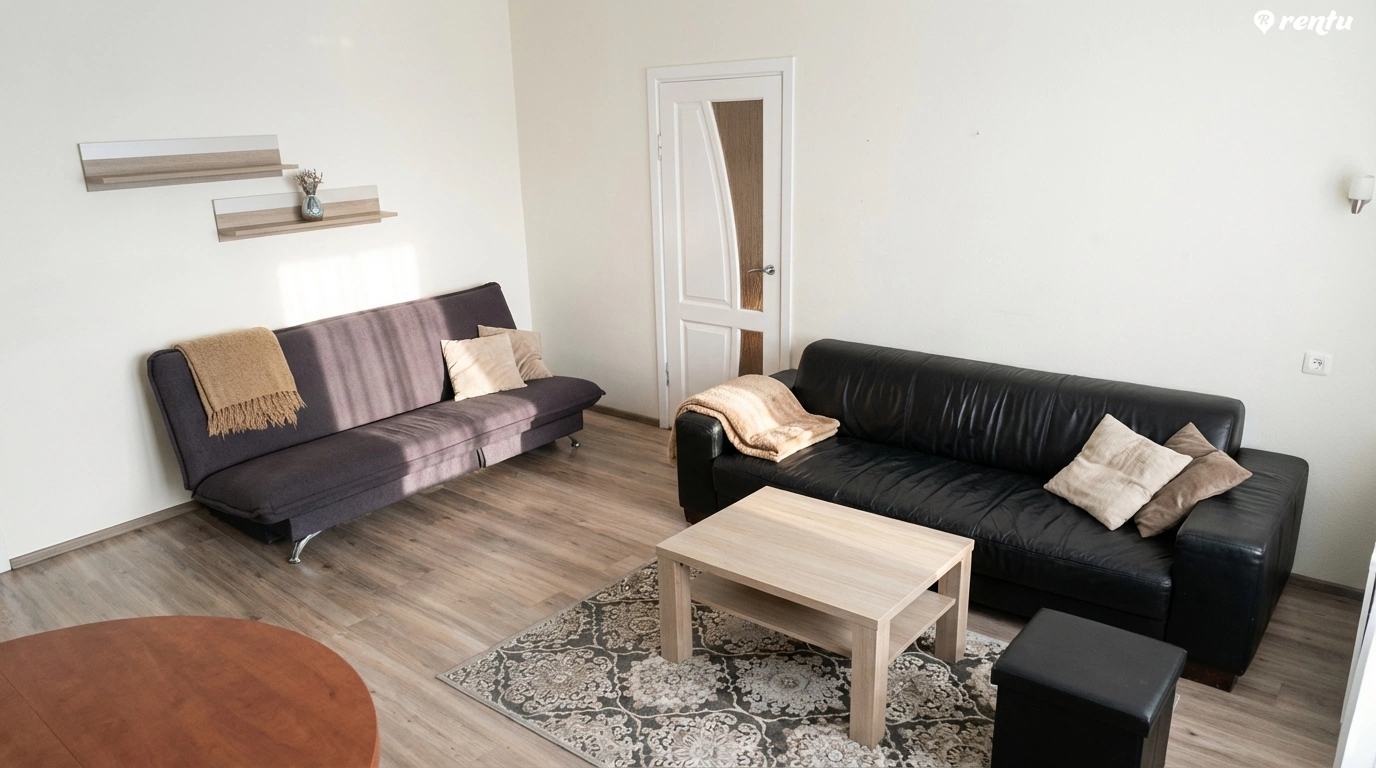 Two roomed flat in the city center