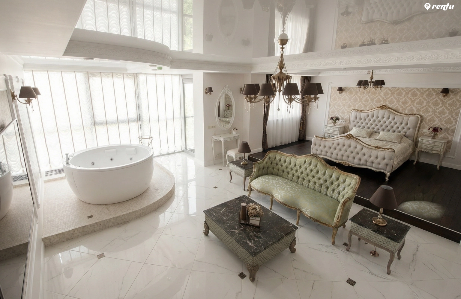 President apartamentai - Apartamentas su jacuzzi ir panorama