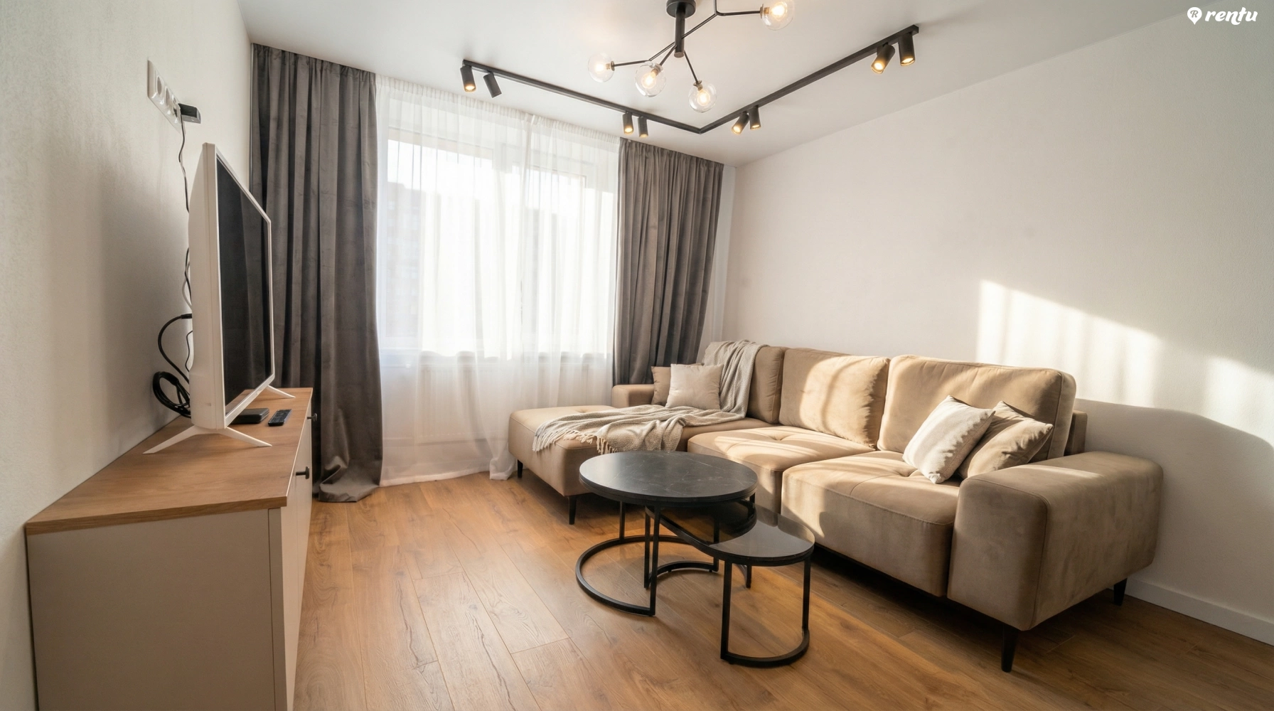 2 kambarių apartamentai miesto centre