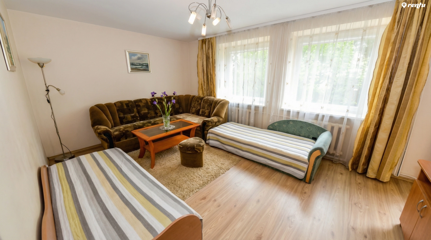 Аренда комнат в Ниде с прекрасным видом