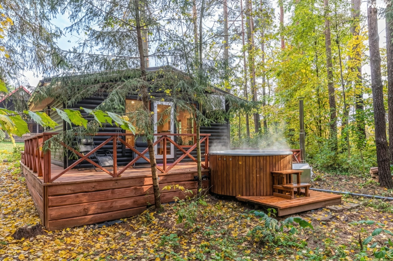 Miško namelis su kubilu - Sigito Masiulionio sodyba