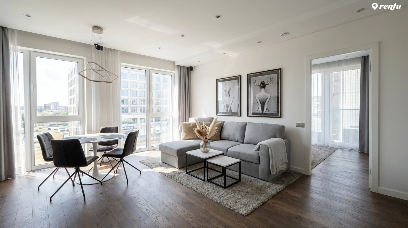 Two roomed apartment near the old town