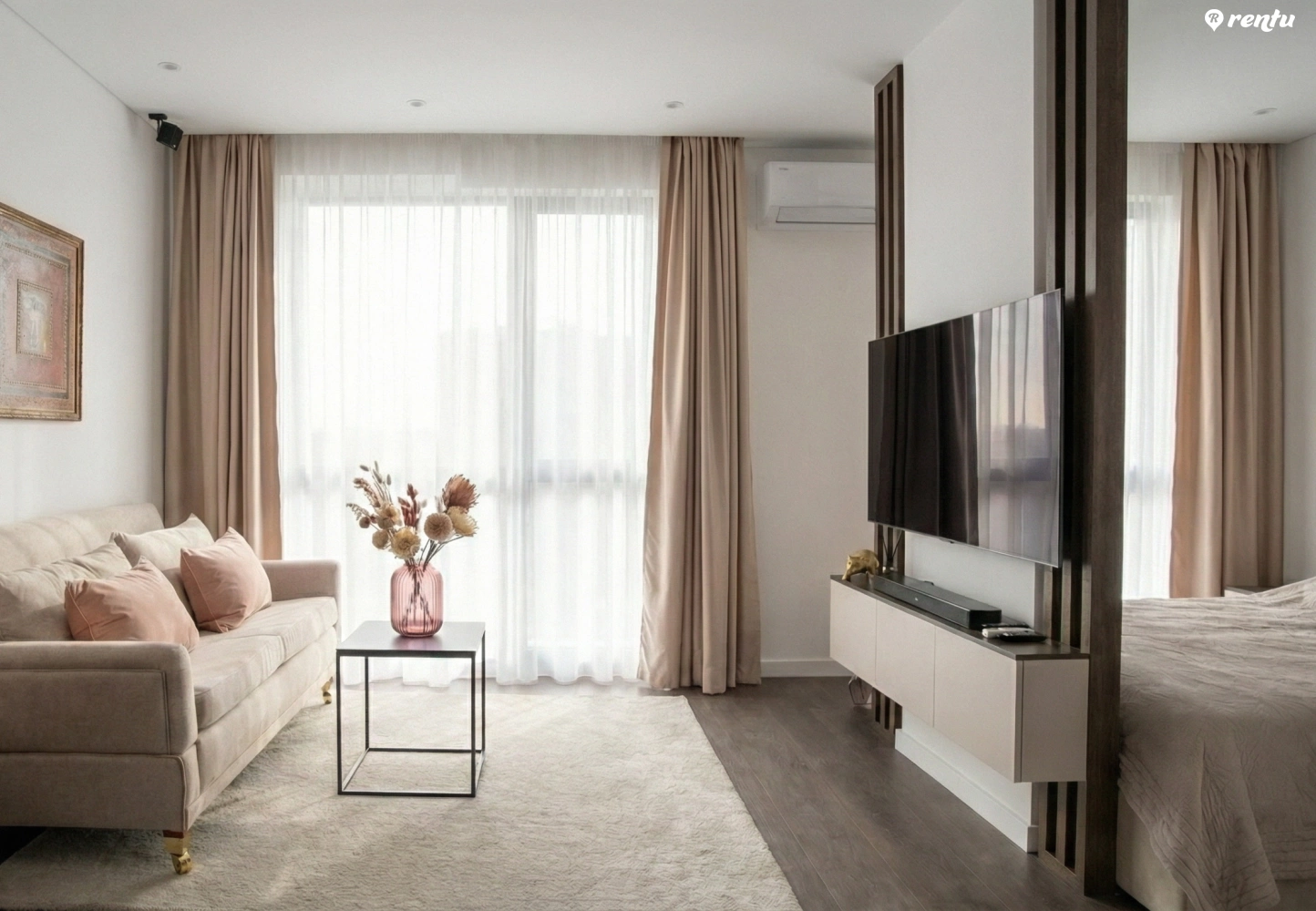 Стильная новая студия рядом с пр. Конституции