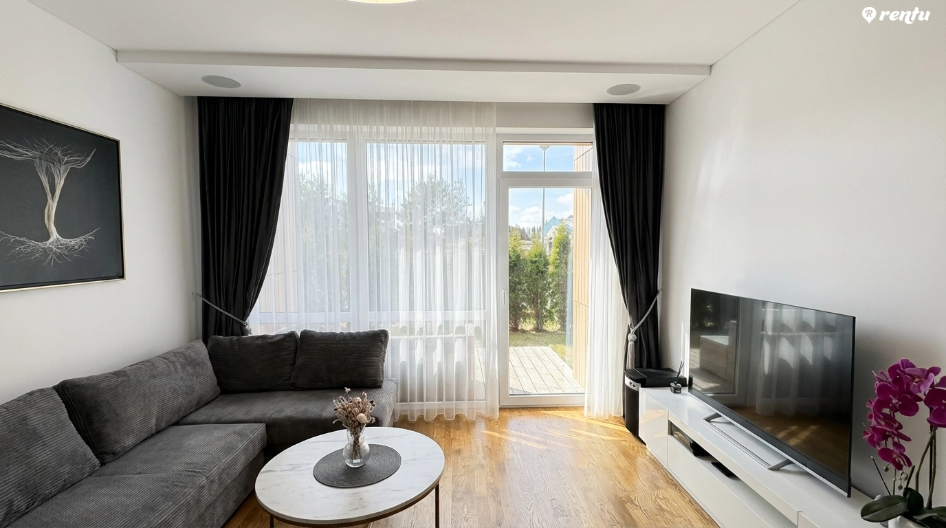 Modern apartmen in Pilaite by the lake