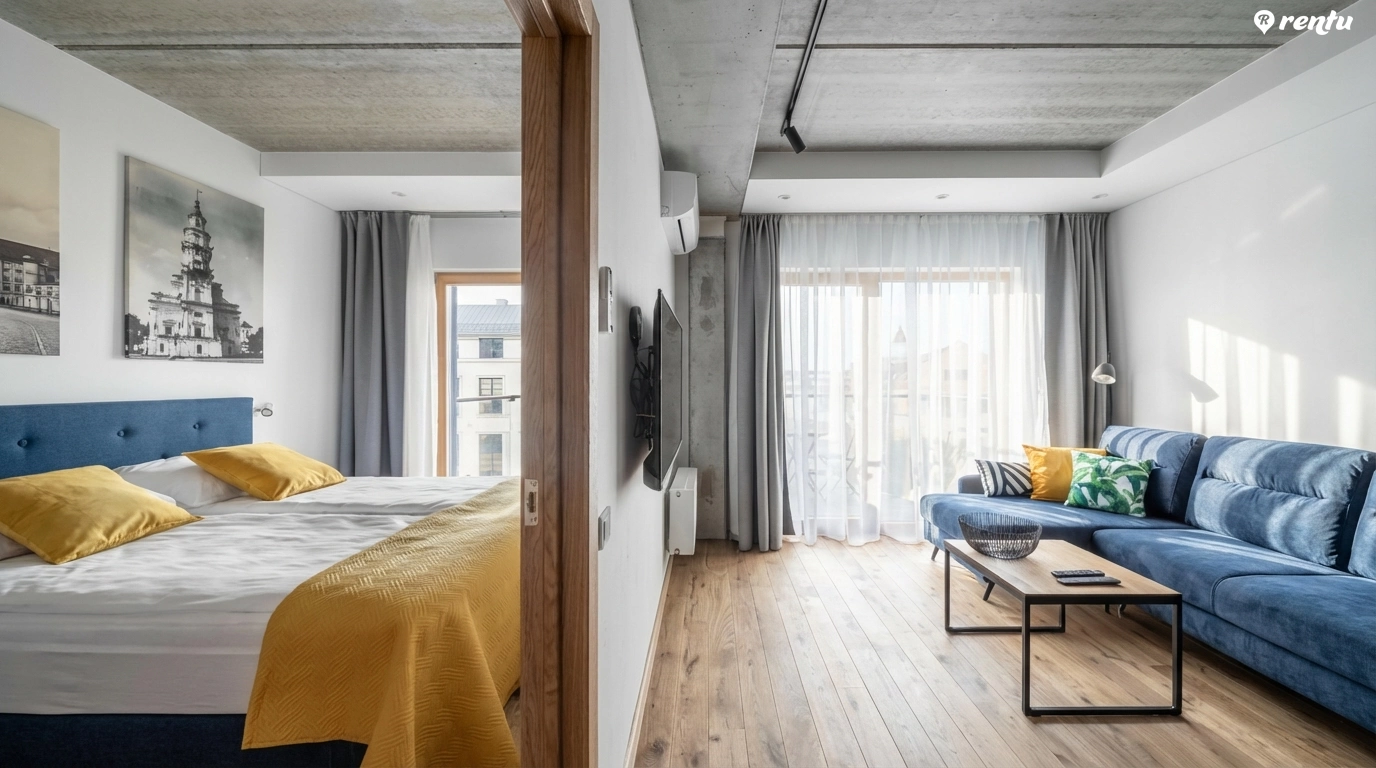 Cosy flat with balcony and beautiful river views