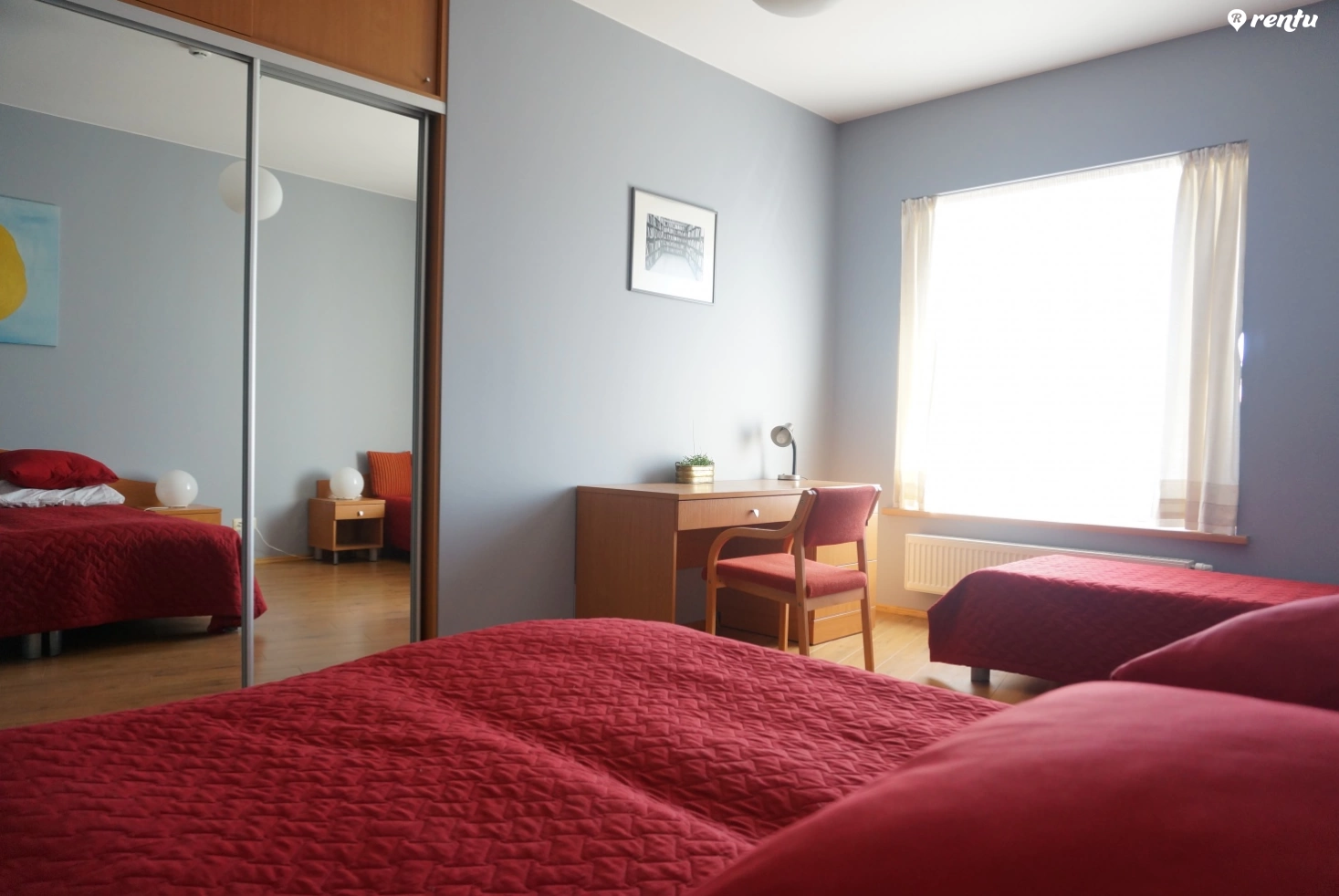 Dviejų miegamųjų apartamentai 5min. iki jūros /  Green house