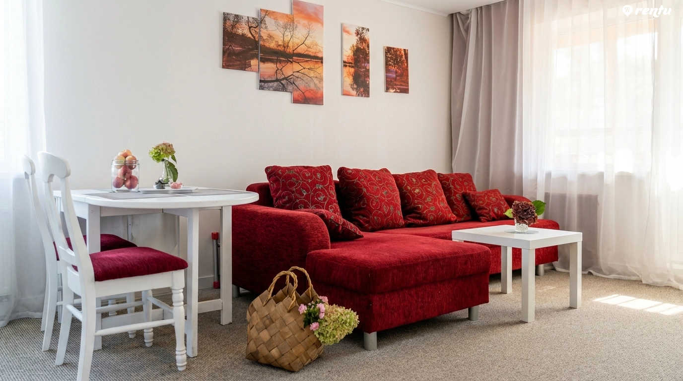 Apartamentai Birštono centre su židiniu