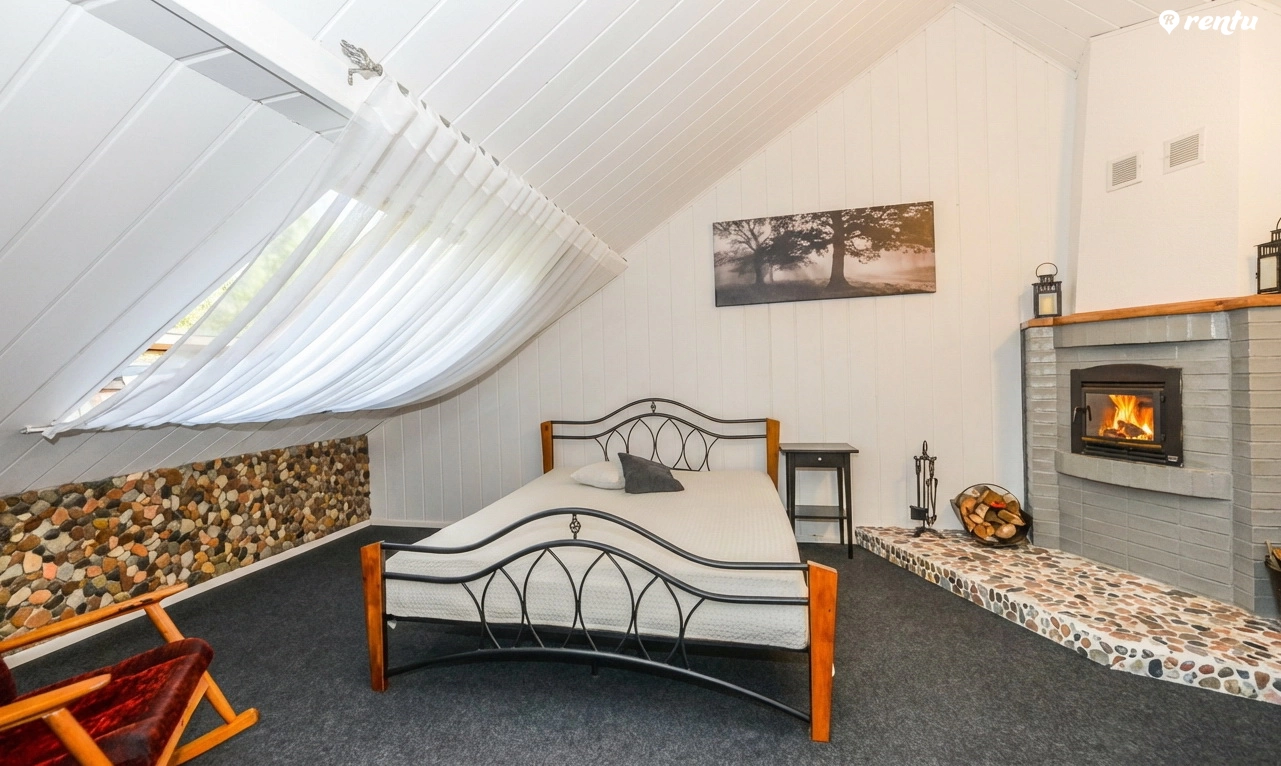 Kambariai Birštono centre su židiniu