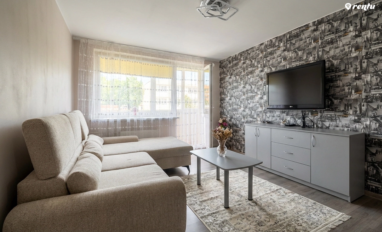 Dviejų miegamųjų apartamentai, pačiame miesto centre