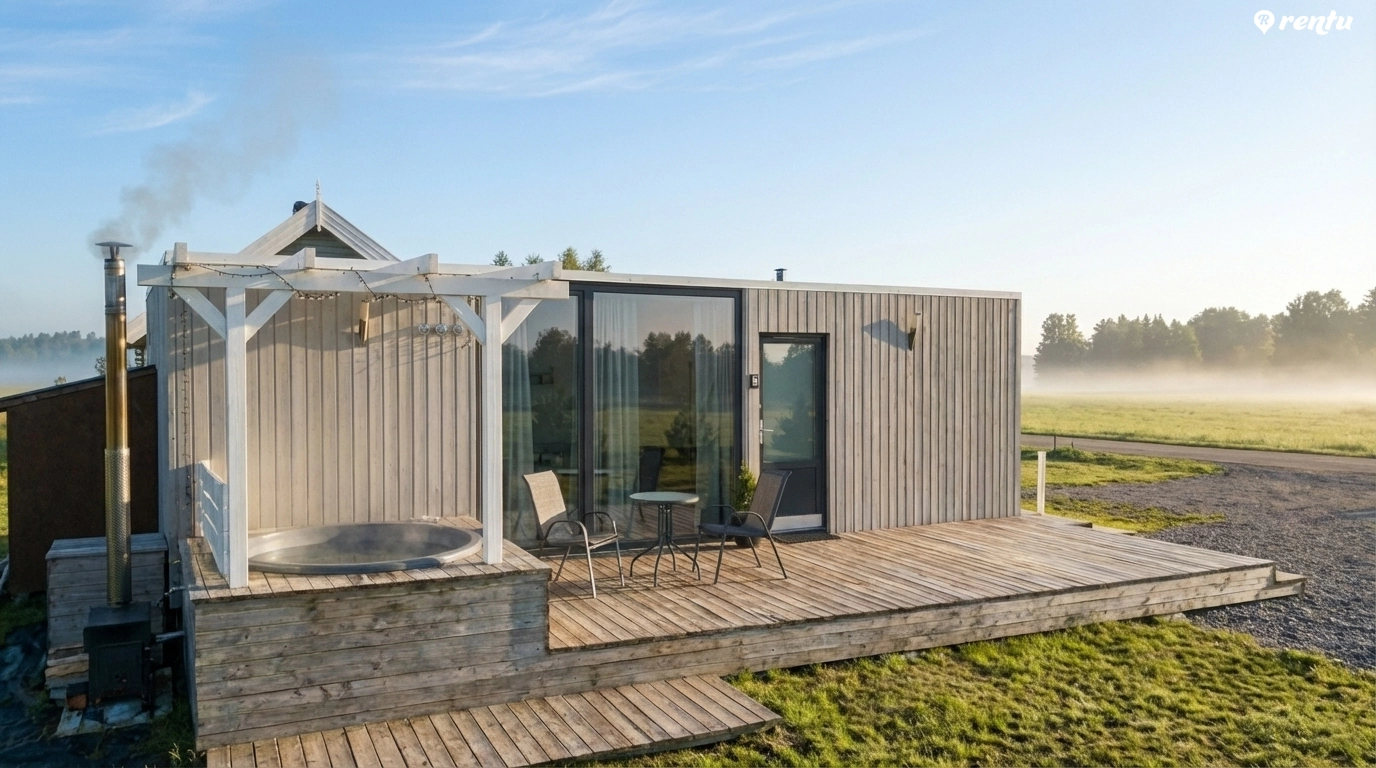 Cozy Hut with the Hot Tub