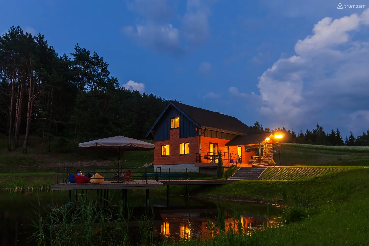 Anupro villa, kokybiškos sodybos nuoma trakuose