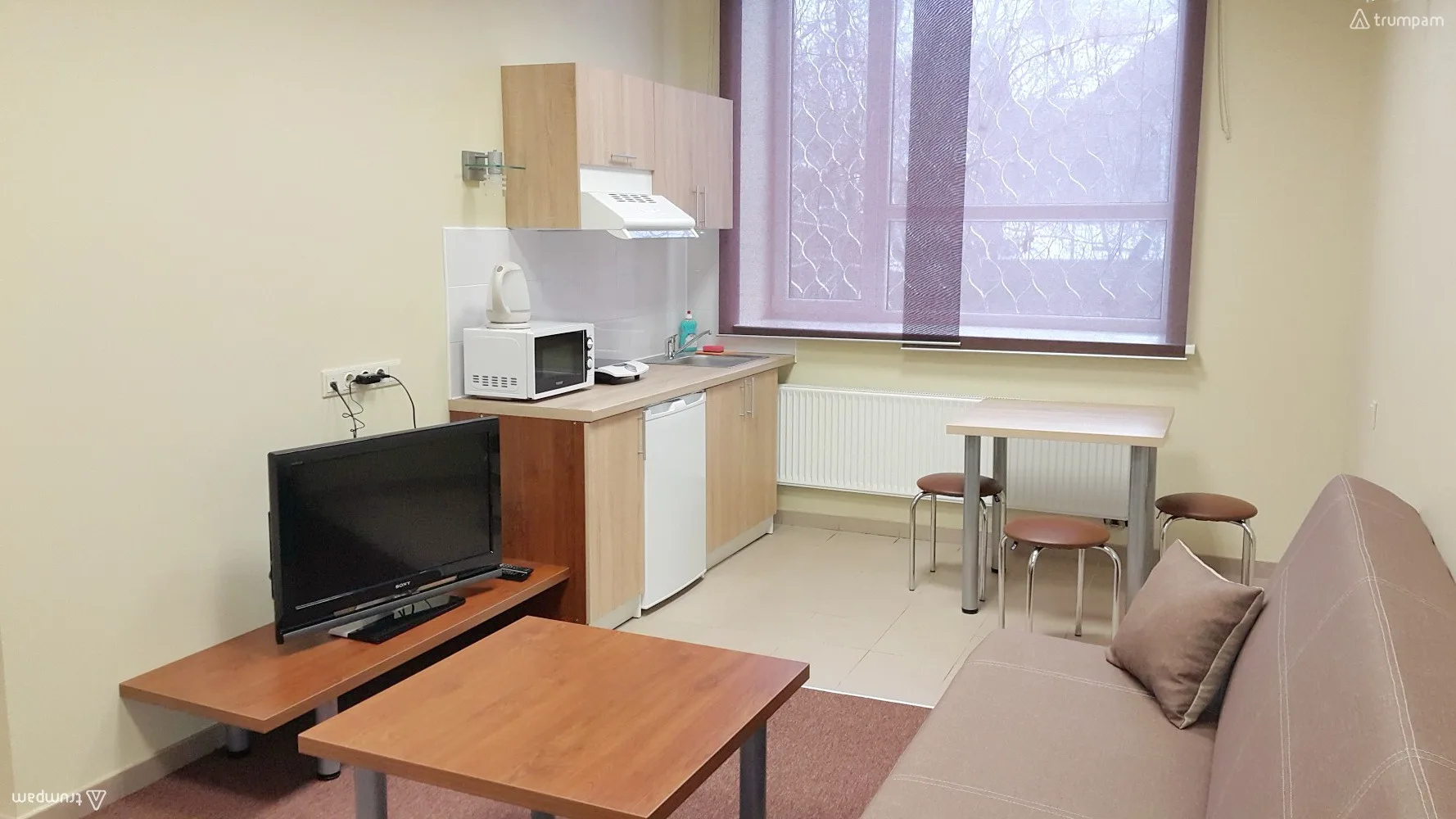 Апартаменты - студия в центре Тракая